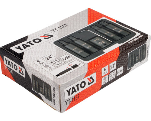 Набір ударних біт Spline YATO YT-1157