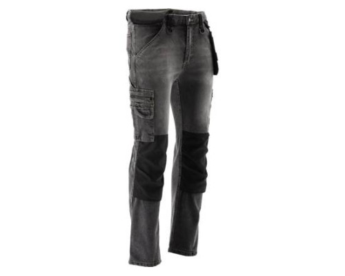 Робочі штани еластичні джинси M сіро-сталевий колір YATO YT-79061